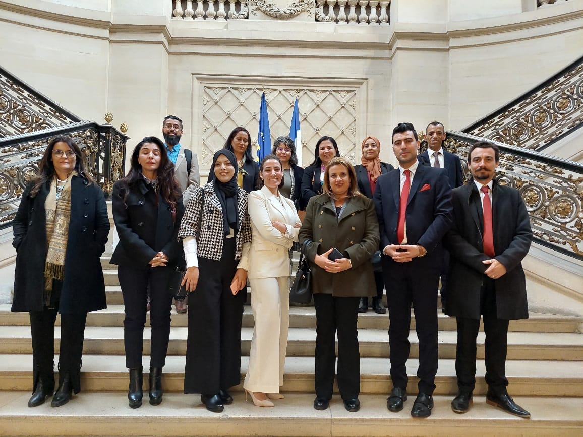 Group picture of the Administrative Tribunal’s members and DRI’s representatives at the Council of State in Paris - November 8, 2022 